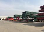 40000kg Sidewall Semi Trailer Shipping Container Trailer For Bulk Cargo