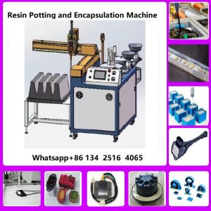2k epoxy potting machine for PCB protection, battery sealing and SPDs potting