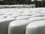 White Silage Wrap Film, 750mm*25mic*1800m, LLDPE Agricultural Stretch Wrap Film