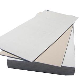China Paperbacked Plasterboards Type Fireproof Gypsum Board with High Purity Gypsum Powder factory