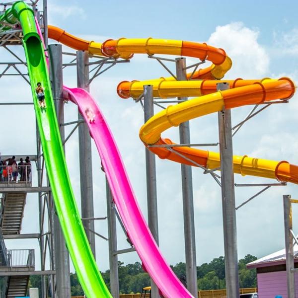 China Customizable 5-10 Meter Tall High Speed Water Slide With Strict QC Control factory
