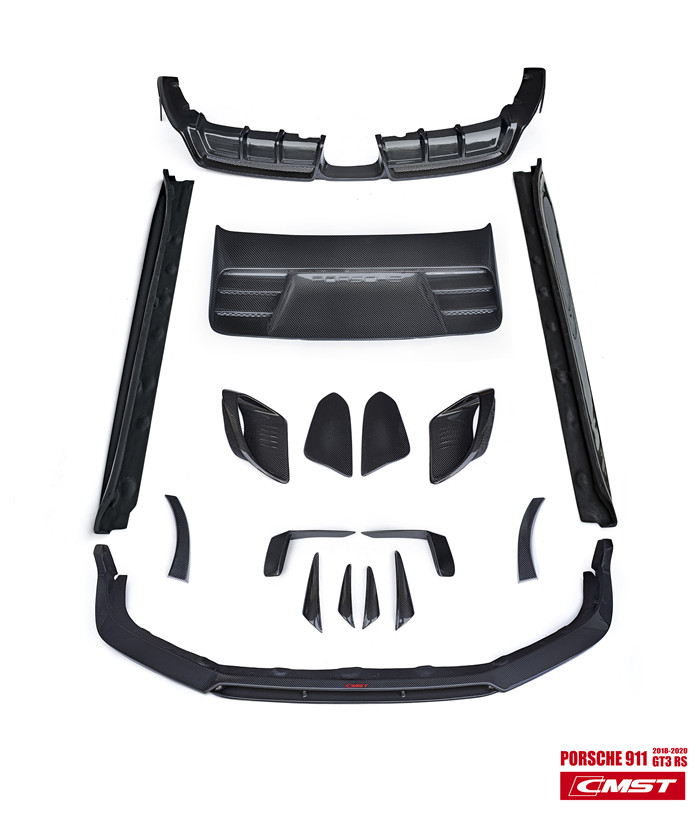 Carbon Fiber Body Kit for Porsche 911 991.2 GT3RS 911 GT3RS Carbon Fiber Front Shovel Rear Diffuser Body Kit