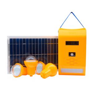 China CE 21H Solar Powered Radio Kit 5M Cable Mini Solar Lighting System factory