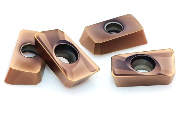 TiCN Coated Carbide Indexable Milling Inserts Roughing / Semi - Finishing