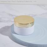 White Clear Cylinder 3.38OZ 100ml Plastic Cosmetic Jars