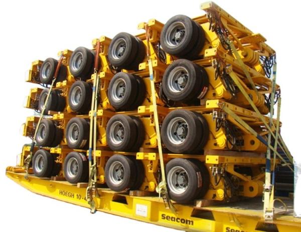 Truck Trailer 200 Ton 250 Ton-600 Ton Multi Axle Hydraulic Lowbed Lowboy Semi