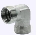 Customized Size Male Connection Stainless Steel Hydraulic Fittings with Rubber