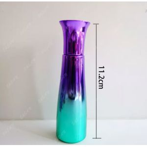 Frosted Refillable Perfume Atomiser Spray Screw Seal With UV Plastic Cap