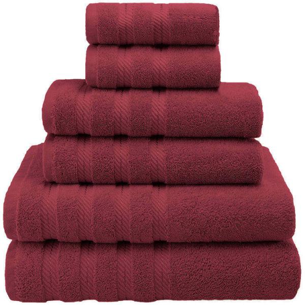 Custom Private Label Luxury Dobby Border 100% Cotton Towel for Adult Bathroom