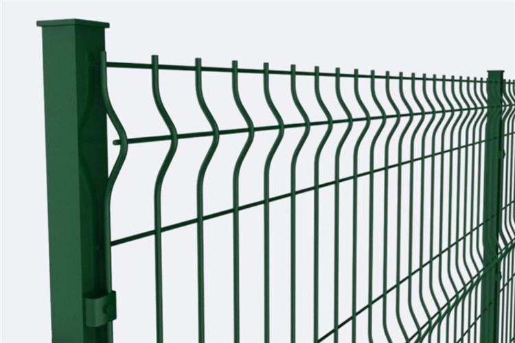 1.2mm Post Thickness Welded Wire Fence 5ft Galvanized Coating 3.5mm Dia