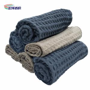 China 50x60cm Car Cleaning Rags Medium Size Waffle Style Luxury Microfiber Car Cleaning Cloth factory
