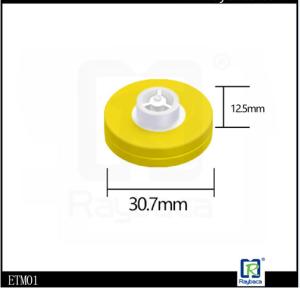 China Waterproof Structure Rfid Cattle Identification Tags Small Round Ear Tag Low Frequency factory