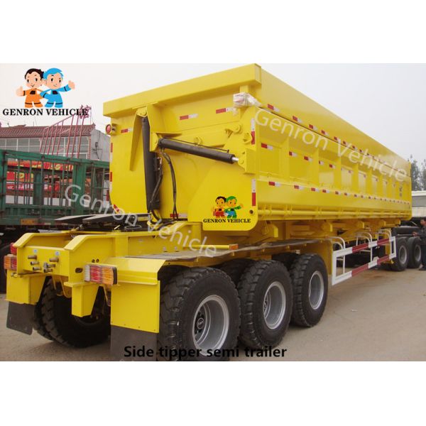 ABS Anti Lock Leaf Spring Frameless Tipper End Dump Tractor Trailer