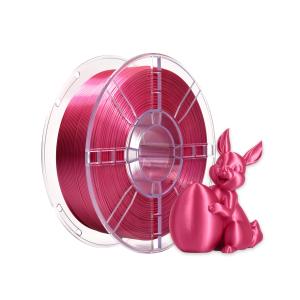 China High-Speed Printing 3D Printer Filament 1kg Silk Rose Red 1.75mm PLA+ Filament factory
