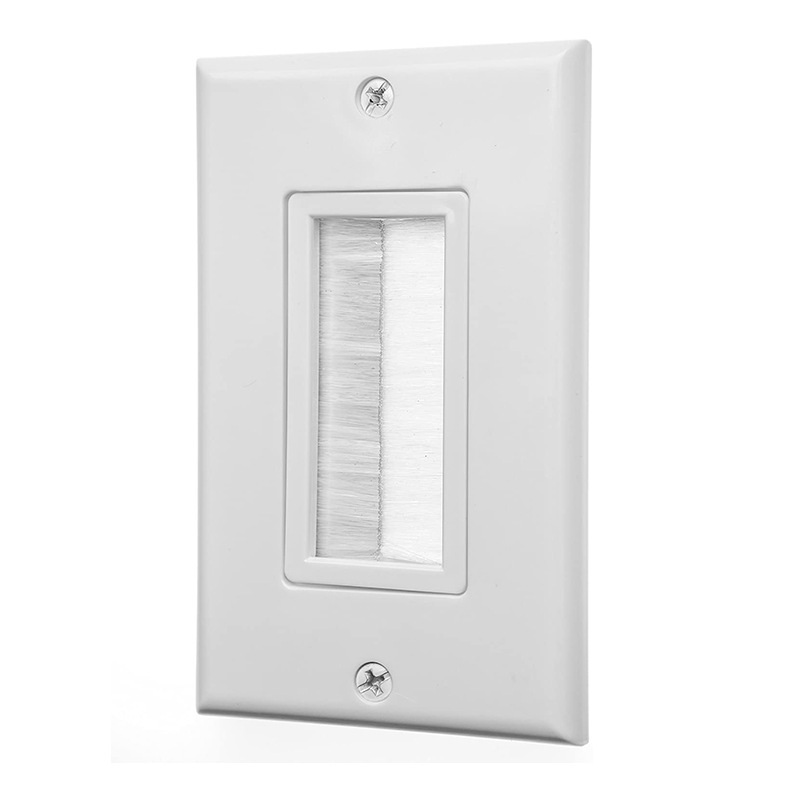 Ce/Rosh Compliance Customized Support Single Dual Port Faceplate for Smart Wall Socket