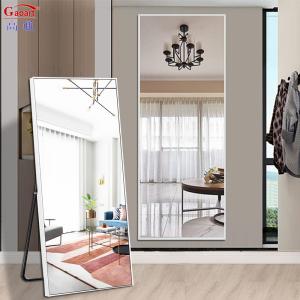 China Large Luxury Salon Bathroom Shower Glass Mirror for in Large European Style House Decor factory