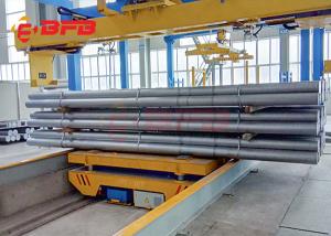 China Heavy Load Industrial Trolleys, Heavy Pipe Handling Trolley, Powered Industry Transfer Trolley factory