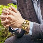 Multifunctional Leather Chronograph Men Watches Waterproof Luminous Steel Band