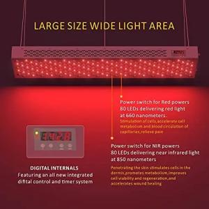 China Convenient Body Care 1000W Red Light Therapy Panel 50Hz-60Hz Frequency Range factory