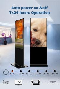 China Colorful High Brightness Floor Standing Touch Screen Kiosk Android 7.1 9.0 11 factory