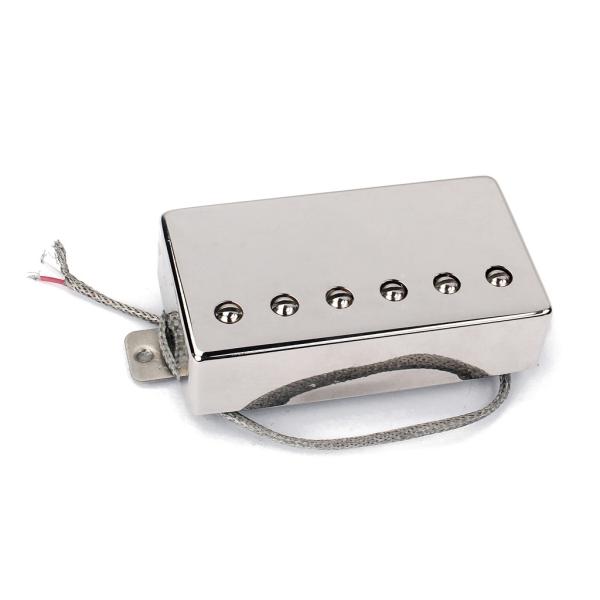 Alnico 5 Humbucker Chrome Metal Pickup Double Coil 12~13kΩ for LP Guitar Bridge