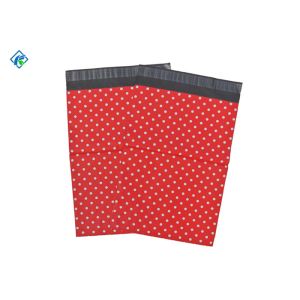 China Wateroof high quality 8x10'' self adhesive custom printed red color poly mailers factory
