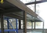 Four Levels Light Duty Warehouse Storage Rack Cold Rolled Steel 2M High Cream
