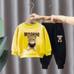Boys And Girls Children'S Long Sleeve Set Cartoon Pattern