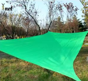 China Anti Aging Shade Sail Net Green Portable Sun Shade Sail 3.6x3.6m 5x5m factory