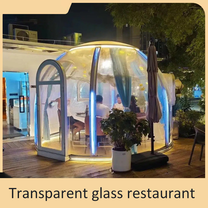 Outdoor Villa Hotel Bubble Room Transparent tent Glass celebrity Restaurant Sun Room PC Star Room Outdoor Homestay