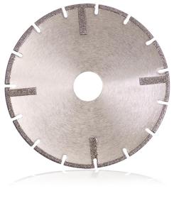 China Segmented Electroplating Diamond Stone Cutting Blades 4&quot;- 9&quot; Diameter factory