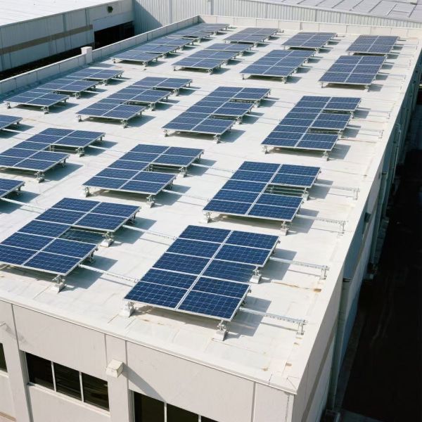 China Solar Panel Roof Mounting Brackets for Commercial Buildings Easy and Fast Installation Economic factory