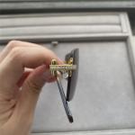 Stylish Design Solid Gold Hip Hop Gold Glasses Rimless Diamond Cut Sunglasses