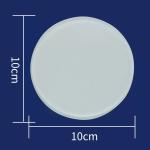 Customized Sublimation Glass Coaster Blanks For Photo Printing 10cm Size