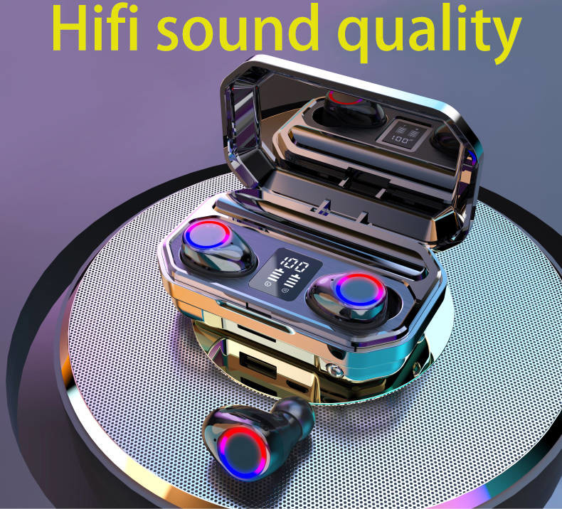 Wireless Earpods Sports Earphones HiFi Stereo Sound 5.0 Bluetooth Connect