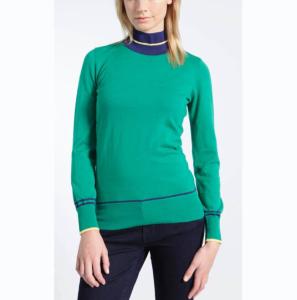 China WOMEN'S 100% MERINO WOOL TURTLE NECK KNITTED SWEATER factory