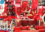 50Hz Centrifugal Fire Pump Set , Electric Jockey Pump With Control Panel
