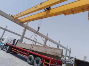 China 10 Ton Electric Hoist European Type Overhead Traveling Crane Double Girder factory