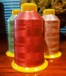 China Polyester High Tenacity Sewing Thread 210D/3 For Leather Product factory
