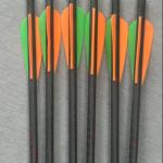 3k Woven Fiber 22/24/26" Airbow Archery Straightness .003-.001" Fletched 2"