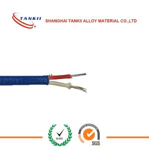 China High Temperature Fiberglass insulated thermocouple wire red and yellow color qualified by ISO9001 factory