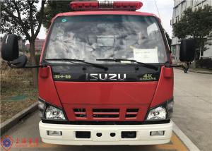 China Small Size 2000L Water Tender Fire Truck With Manual Control Roof Monitor factory