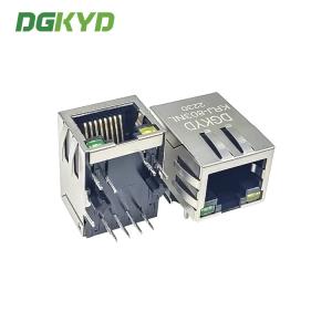 China KRJ-803NL 8P8C With Transformer Cat5 RJ45 Female Connector factory