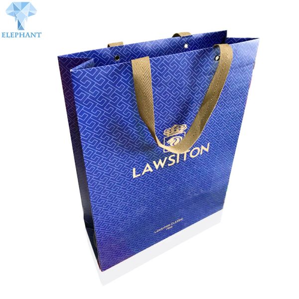 China Customized Resealable Brown Kraft Food Wholesale Paper Gift Bags With Handles Packaging factory