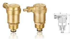China Brass Air Relief Valve Size 3/8” With ½” 1” Male Thread Screw End ISO 9001 factory
