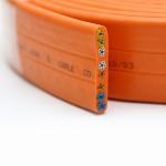 PVC Insulation Flat Elevator Cable, ECHU Traveling Cable