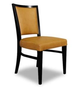 China Solid beech wood with pu/leather upholstery dining chairs ,wooden arm chair,side chair for dining rooms factory