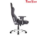 Comfortable High Back Office Chair , Black Pu Leather Race Car Style Office