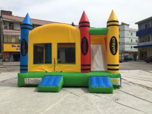 China Indoor Outdoor Party Inflatable Castle Combo With Slide Kids Jumping Bouncer factory