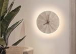 Yellow travertine wooden pendant lamp bedroom for home decorator interior stone